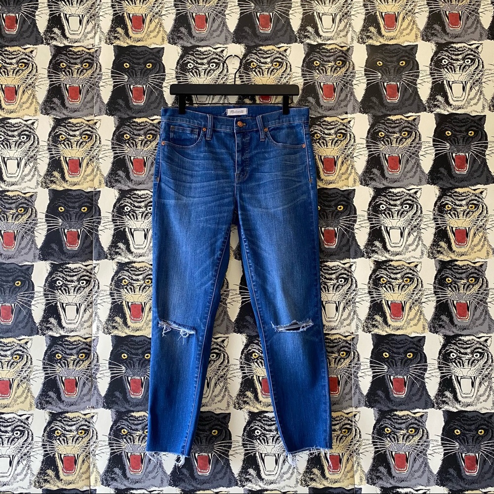 Madewell 9” High Rise Skinny Jeans Sunnyside Wash